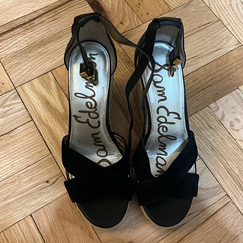 Size 6 Black Wedges
